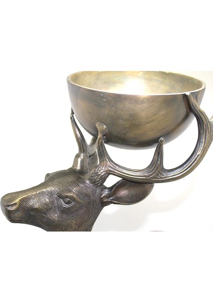 Metal Geyikli Kase 77 cm LIV1767 fiyatları
