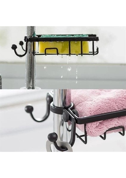 Paslanmaz Çelik Mutfak Banyo Musluğuna Sabitlenebilir Sabunluk modelleri