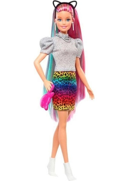 Leopar Desenli Saçlar Bebeği GRN81 modelleri