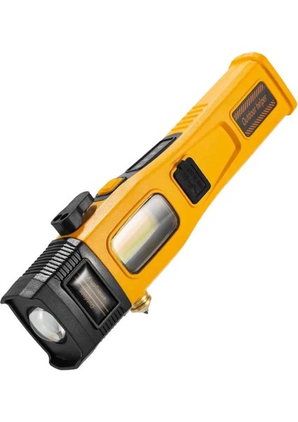 Wison WS-1414 Cam Kıracaklı Dijital Göstergeli Mıknatıslı Şarjlı Acil Durum Tamirci Feneri