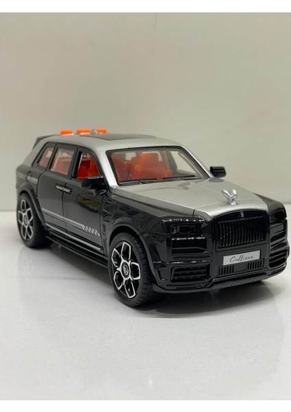 Sürtmeli Sesli Işıklı Müzikli Lüks Makam Arabası 18 cm Açılabilir Kapılar. Rolls Royce fırsatları