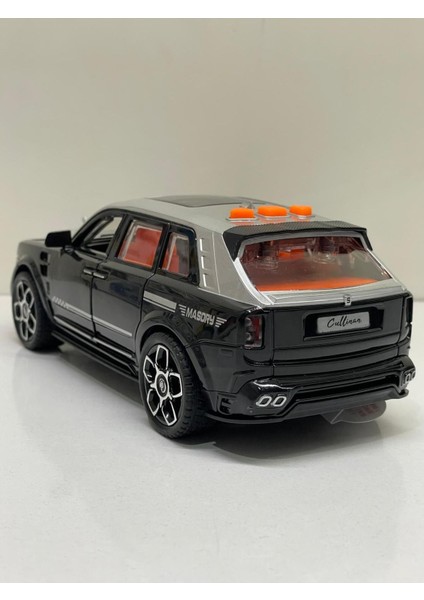 Sürtmeli Sesli Işıklı Müzikli Lüks Makam Arabası 18 cm Açılabilir Kapılar. Rolls Royce indirimleri