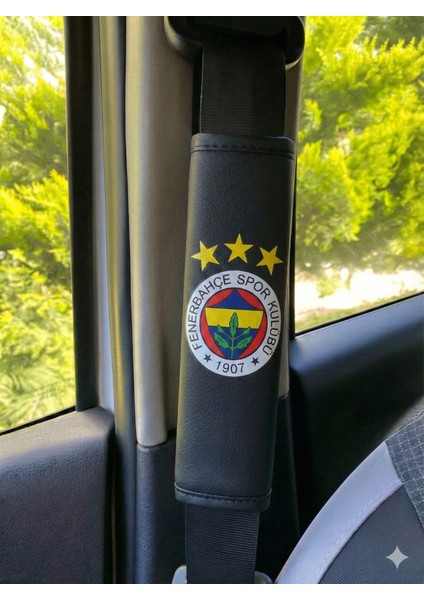 Fenerbahçe Logolu Deri Oto Boyun Yastığı ve Emniyet Kemeri Kılıfı Seti(2'li) fırsatları