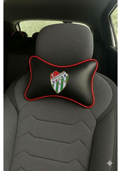 Bursaspor Logolu Kırmızı Şeritli Deri Oto Boyun Yastığı ve Emniyet Kemeri Kılıfı Seti (2'li Takım) fırsatları