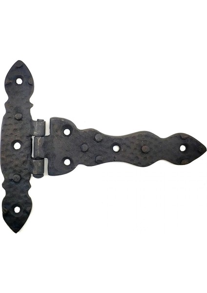 Antika Tarz Dekoratif Pirinç Kuyruklu Düğmeli Menteşe No2 - 138X167 Mm, Oksit