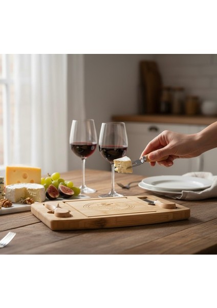 Bambu Kahvaltı ve Peynir Sunum Seti