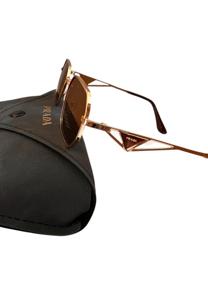 Prada unisex kahverengi Güneş Gözlüğü Ekartman 57 fırsatları