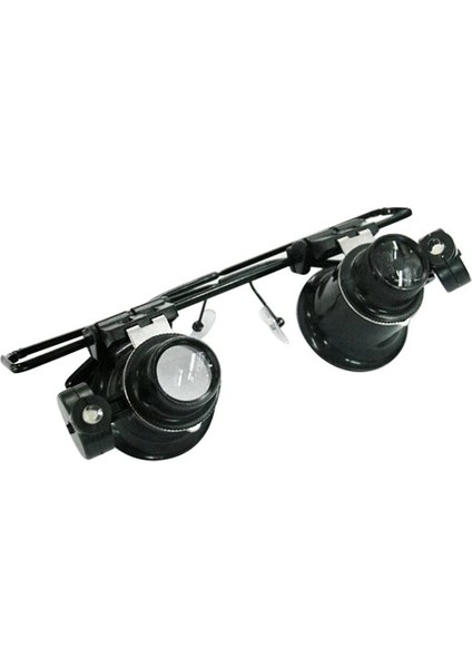 -Gözlük Model Çıft LED Aydınlatma ,saat Onarımı Için Harika Büyüteç