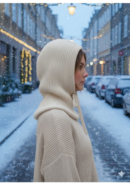 Kadın Kışlık Triko Örgü Balaklava Tesettür Başlık-Şapka fiyatları