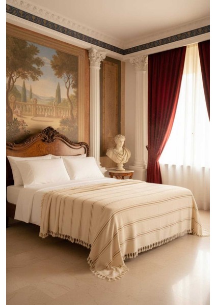 Doğal Pamuk,yumuşak, Tek Kişilik Pike, Koltuk Örtüsü, Çok Amaçlı Örtü 130X180 Cm.