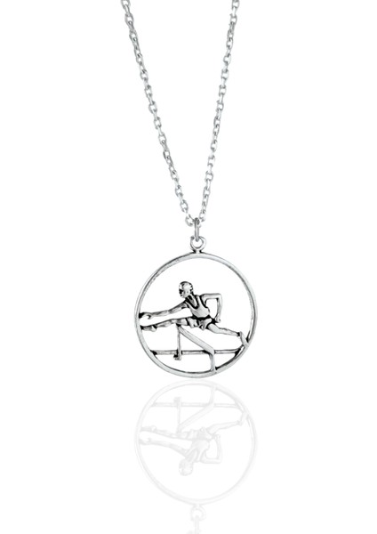 Jimnastikçi Unisex Parlak Tasarım – Artistik Jimnastik Takı 925 Ayar Gümüş Kolye fiyatları