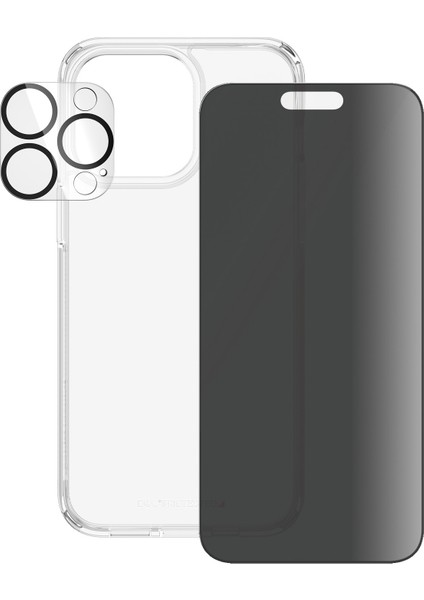 iPhone 15 Pro Max UWF Privacy Bundle Ekran & Kamera Koruyucu Kapak