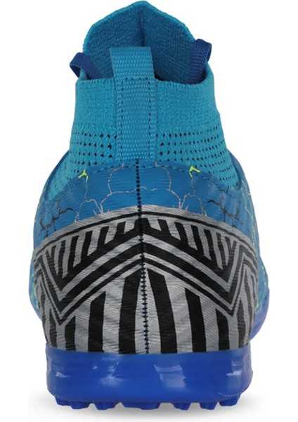 Corner Erkek Halı Saha Beyaz / Mavi Futbol Ayakkabısı