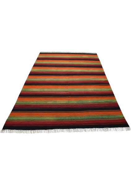El Dokuma Gömürgen Yün Kilim 0448 - Yeni - Çok Renkli modelleri