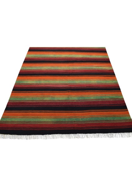 El Dokuma Gömürgen Yün Kilim 0448 - Yeni - Çok Renkli indirimleri