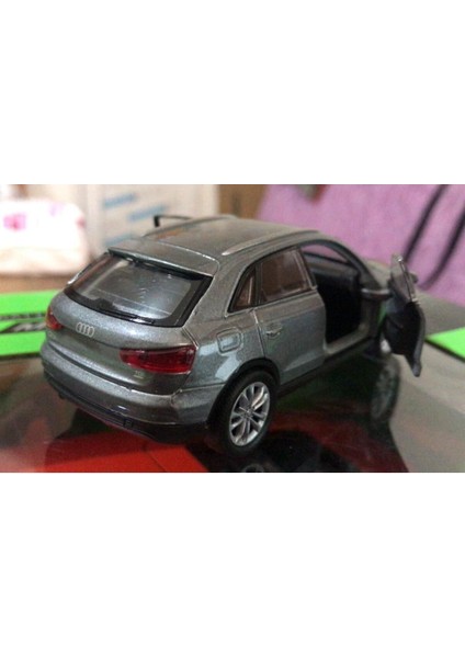 Oyuncak Model Metal Araba 1/36 Çek Bırak Gri Audi Q3 Jeep fırsatları