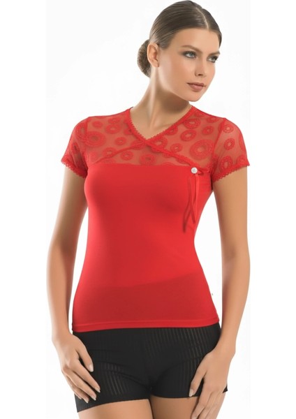 Berrak Kadın Floklu Kravize Atlet Elastane 2174 modelleri