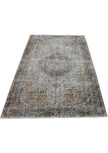 El Dokuma 4m2 Eskitme Naturel Yün Halı 0424 - Vintage - Çok Renkli fiyatları