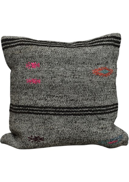 El Dokuma Dekoratif Kilim Kırlent Yastık Kılıfı 0916 - Yeni - Çok Renkli