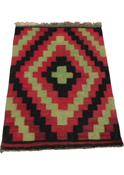 El Dokuma Iran Şiraz Yün Kilim 0451 - Yeni - Çok Renkli fırsatları