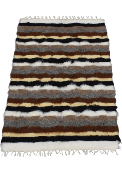 El Dokuma Tiftik Yün Siirt Battaniyesi Kilim 0459 - Yeni - Çok Renkli modelleri