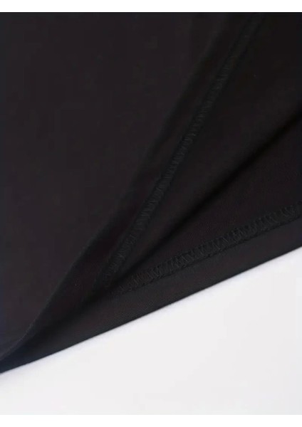 Sporda Günlük Hayata Giyilebilir Gym Baskılı Oversize Bisiklet Yaka Erkek T-Shirt - Siyah modelleri