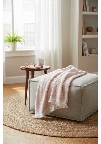 4 Mevsim Rose Müslin Tek Kişilik Pike, Koltuk Şalı ve Yatak Örtüsü Pamuklu