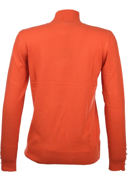 Kadın Minimalist Boğazlı Uzun Kol Kazak - Günlük & Özel Gün fırsatları