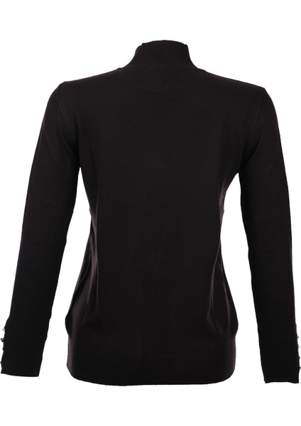 Kadın Minimalist Boğazlı Uzun Kol Kazak - Günlük & Özel Gün fırsatları