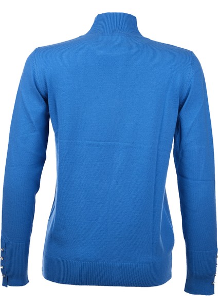 Kadın Minimalist Boğazlı Uzun Kol Kazak - Günlük & Özel Gün fırsatları