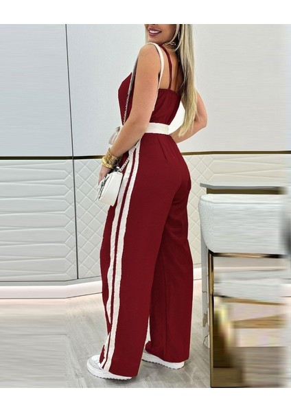 Kadın Ip Askılı Straplez Belden Kuşaklı Viskon Iki Iplik Tulum modelleri