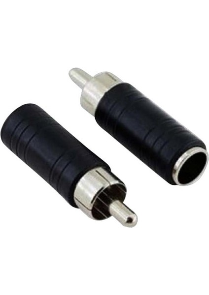 1 Rca Erkek / 6.3 mm Dişi Jack Çevirici