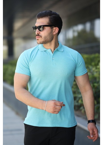 Erkek Kısa Kollu Yakalı Tişört