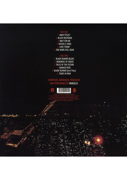 Vangelıs - Blade Runner (Ost) - 1 Plak fiyatları