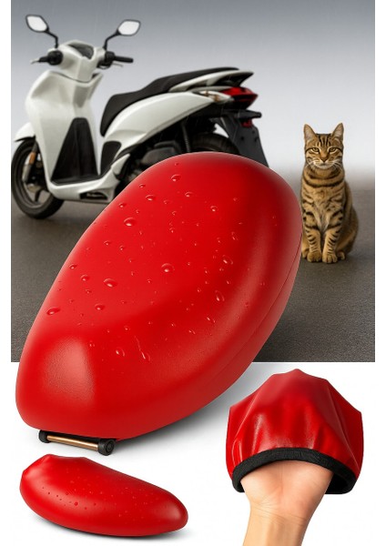 Kymco Super 8 125 Motosiklet Deri Sele Uyumlu Kılıfı Örtüsü Brandası Su GEÇIRMEZ66435576