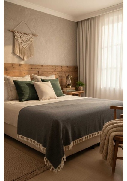 Doğal Pamuk, Yumuşak Tek Kişilik Pike, Koltuk Örtüsü, Çok Amaçlı Örtü 160X220 Cm.