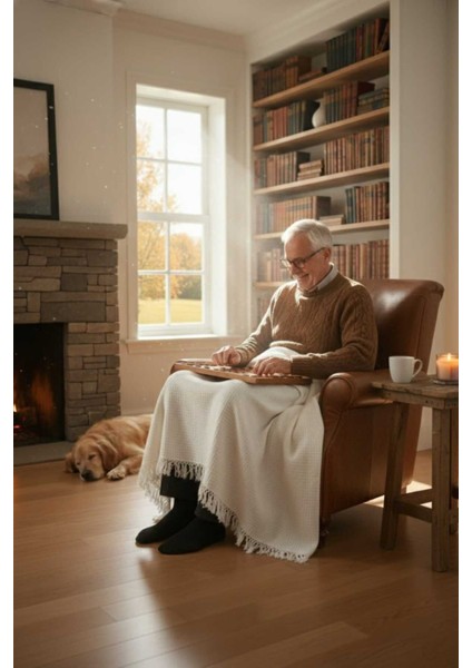 4 Mevsim Beyaz Müslin Tek Kişilik Pike, Koltuk Şalı ve Yatak Örtüsü Pamuklu