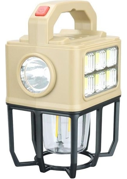 PM-26460 3 Modlu Beyaz - Filament Solar Masa - Kamp Lambası - El Feneri