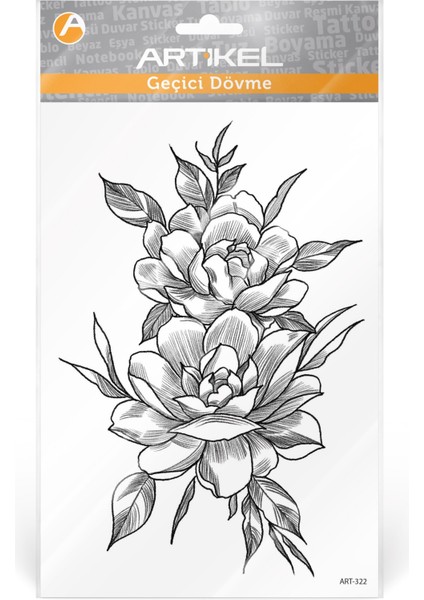 Floral-3 Geçici Dövme fırsatları