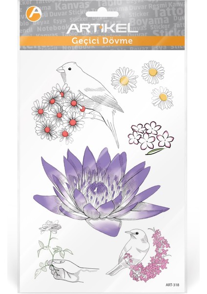 Lotus Geçici Dövme