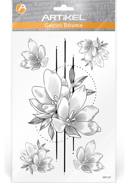 Çiçek -2 Geçici Dövme modelleri