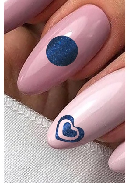 Artikel Lacivert Karışık Şekiller Metalik Tırnak Sticker, Nail Sticker fırsatları