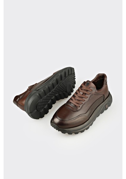 Kahve Deri Erkek Spor Ayakkabı fırsatları