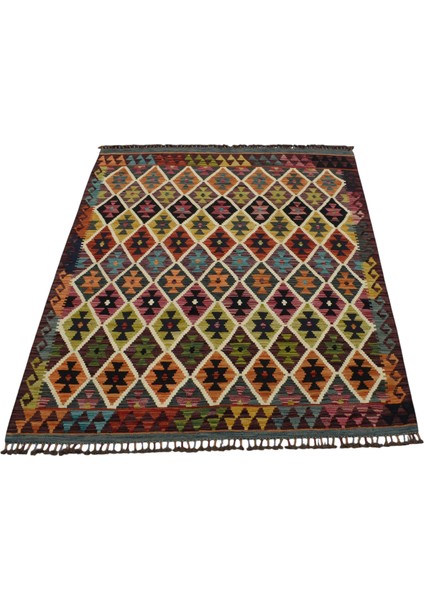 El Dokuma Cerit Yörükleri Iran Yün Kilim 0436 - Yeni - Çok Renkli fiyatları
