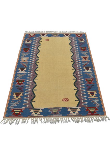 El Dokuma Izmir Yün Kilim 0457 - Yeni - Çok Renkli modelleri