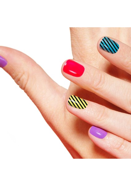 3'lü Tırnak Dövmesi Seti, Tırnak Sticker Seti, Nail Art, Tattoo fırsatları