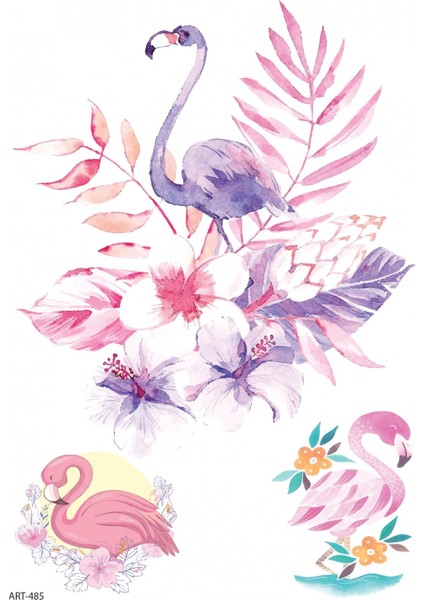 Flamingo Geçici Dövme,geçici Tattoo ,vücut Dövme,kol Bilek Dövme,boyun Dövme,sırt Dövme fiyatları