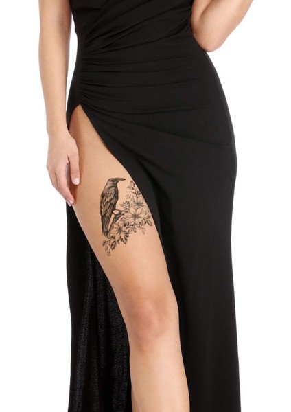 Çiçek-5 Geçici Dövme,geçici Tattoo ,vücut Dövme,kol Bilek Dövme,boyun Dövme,sırt Dövme