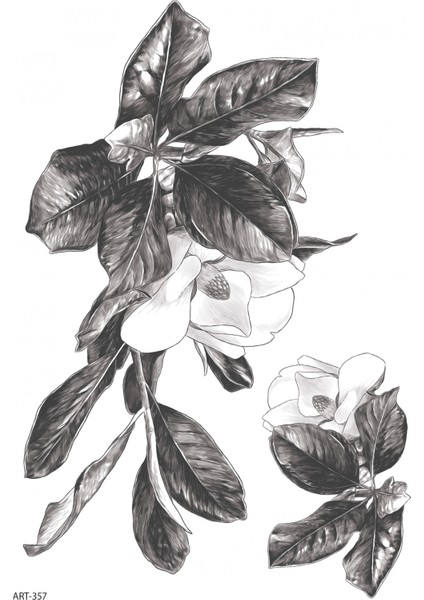 Floral -4 Geçici Dövme,geçici Tattoo ,vücut Dövme,kol Bilek Dövme,boyun Dövme,sırt Dövme fiyatları