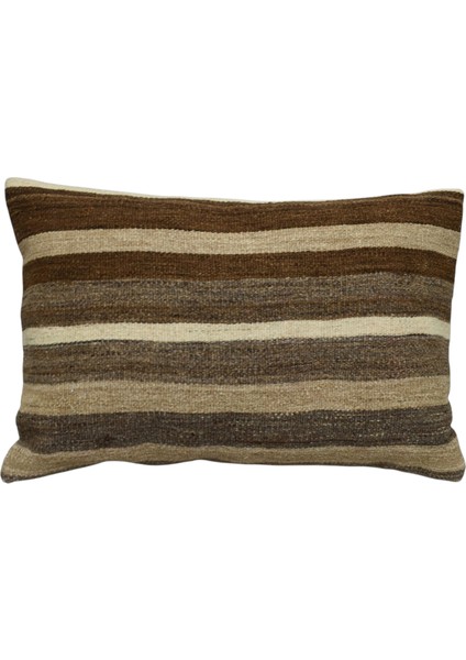 El Dokuma Kilim Kırlent Yastık Kılıfı 0360 - Yeni - Çok Renkli